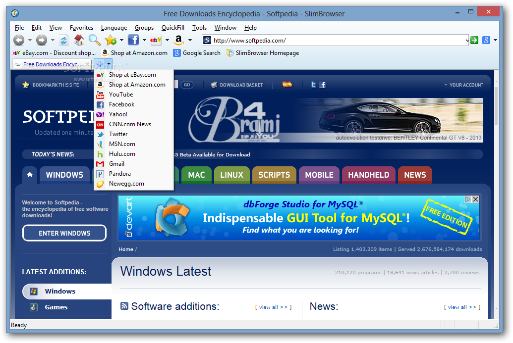 Slim Browser 18.0.0.0 for windows instal